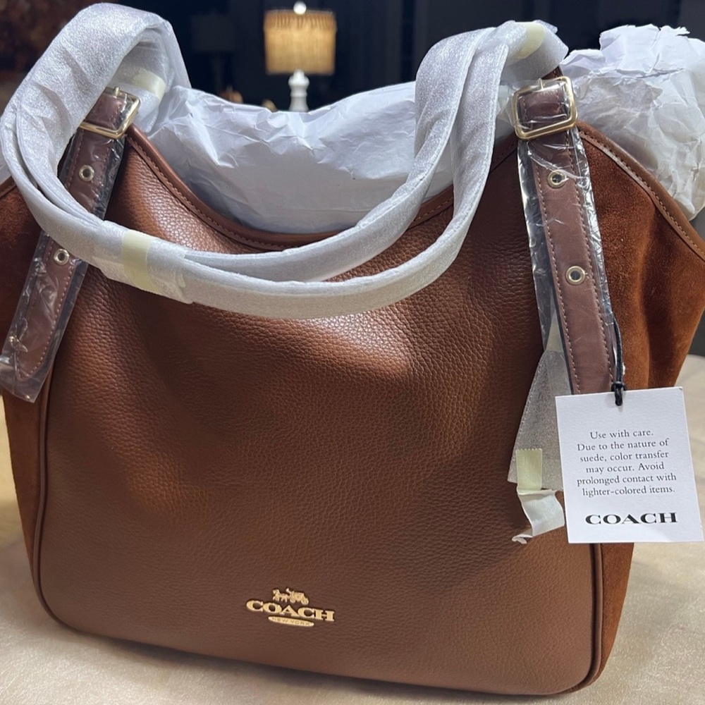 Authenticated Coach Meadow Shoulder Bag New with tags